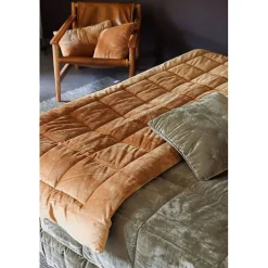 Discount Vent Du Sud Plaid matelassé velours 