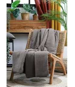 Eden Plaid ou Edredon en gaze de coton Colors* Plaid Canapé