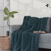 Sensei Maison Plaid polaire doux & chaud Denim 150x180 cm WARM WOOL* Plaid Canapé|Plaid