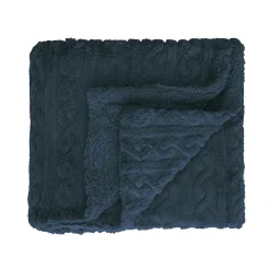 Sensei Maison Plaid polaire doux & chaud Denim 150x180 cm WARM WOOL* Plaid Canapé|Plaid