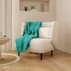 Discount GoodHome Plaid vert 150 x 180 cm , Lulu