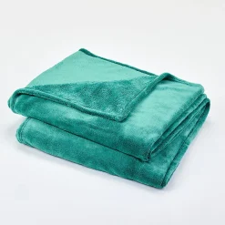 Discount GoodHome Plaid vert 150 x 180 cm , Lulu