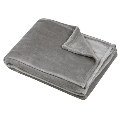 Outlet Eden Plaid 130x160 cm Collection Confort gris