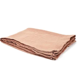 Best Linnea Plaid 120x150 cm collection ECLOSION gaze de coton rose litchi