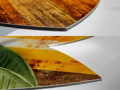 Best Déclina Planche de surf décorative, impression sur alu-dibond, déco murale, Planche de surf décorative paysage marin, 100x30 cm