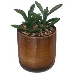 Atmosphera Créateur D'Intérieur Plante artificielle - pot en céramique - H16 cm - Atmosphera* Plante Artificielle