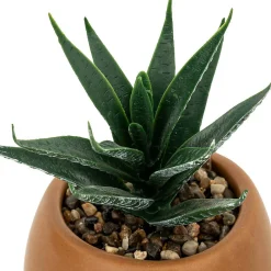 Atmosphera Créateur D'Intérieur Plante artificielle Livy pot céramique H17cm- Noir- Atmosphera* Plante Artificielle