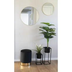 Sale Seven Design Plante Artificielle Monstera, Vert, Polyéthylène, 17x18x90 cm,