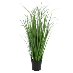 Sale Seven Design Plante Artificielle Poa, Vert, Polyéthylène, 30x30x68 cm,