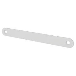 GoodHome Plaque de poignée de porte Minzh blanc mat 190 x 7 mm* Poignée De Porte Coulissante|Poignée Cuvette