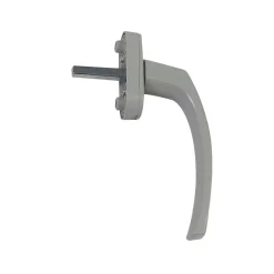 Hot GoodHome Poignée aluminium pour fenêtre bois argent RAL 9006