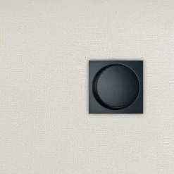 Reivilo Poignée cuvette encastrée carrée noire pour porte coulissante* Poignée De Porte Coulissante|Poignée Cuvette