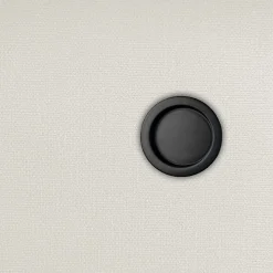 Discount Reivilo Poignée cuvette encastrée ronde noire avec tire-doigt pour porte coulissante