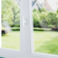GoodHome Poignée de fenêtre Irvil blanc mat L.104.5 mm* Poignée De Fenêtre