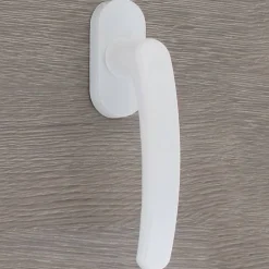 New Secury-T Poignée de fenêtre oscillo-battante PVC laqué blanc RAL 9016