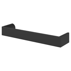 GoodHome Poignée de meuble Droit Dotz mat noir l.104mm x l.14mm x H. 26mm entraxe 96mm* Poignée De Meuble