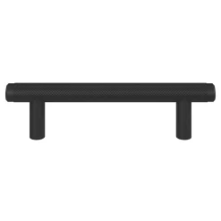 Discount GoodHome Poignée de meuble en T Irus acier mat noir l.136mm x l.12mm x H. 35mm entraxe 96mm