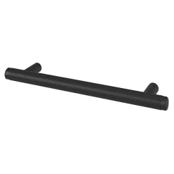 GoodHome Poignée de meuble en T Irus acier mat noir l.168mm x l.12mm x H. 35mm entraxe 128mm* Poignée De Meuble