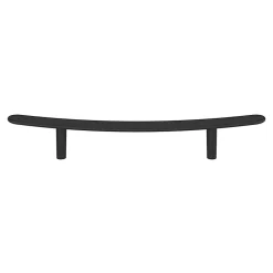 GoodHome Poignée de meuble en T Meham mat noir l.220mm x l.20mm x H. 35mm entraxe 128mm* Poignée De Meuble