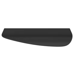GoodHome Poignée de meuble Incurvé Mehaban mat noir l.120mm x l.44mm x H. 13mm entraxe 96mm* Poignée De Meuble
