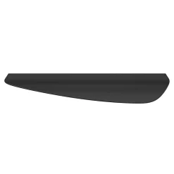 GoodHome Poignée de meuble Incurvé Mehaban mat noir l.170mm x l.44mm x H. 18mm entraxe 128mm