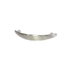 Poignée de meuble nœud Diss effet nickel satin gris l.124mm x l.18mm x H. 25mm entraxe 96mm* Poignée De Meuble