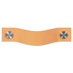 Outlet GoodHome Poignée de meuble nœud Hezo marron claire l.12.3cm x h.2.4cm x p.2.1cm