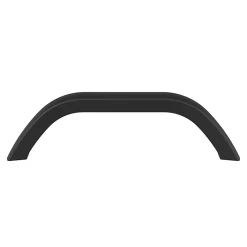Sale GoodHome Poignée de meuble nœud Irvil aluminium mat noir l.110mm x l.12mm x H. 30mm entraxe 96mm