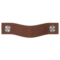 GoodHome Poignée de meuble nœud Hezo marron foncé l.12.3cm x h.2.4cm x p.2.1cm* Poignée De Meuble