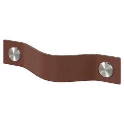 GoodHome Poignée de meuble nœud Hezo marron foncé l.12.3cm x h.2.4cm x p.2.1cm* Poignée De Meuble