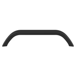 GoodHome Poignée de meuble nœud Irvil aluminium mat noir l.142mm x l.12mm x H. 30mm entraxe 128mm* Poignée De Meuble