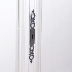 Poignée de meuble Rohan effet étain satin gris l.141mm x H. 16mm entraxe 128mm* Poignée De Meuble
