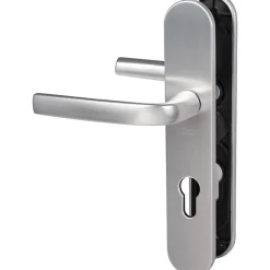 Vachette Poignée de porte d'entrée - Logio - - Gris argent - Clé I - 195 mm* Poignée De Porte Intérieure