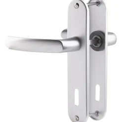 Vachette Poignée de porte intérieure - Budget - - Gris argent - Clé L - 165 mm* Poignée Sur Plaque|Poignée De Porte Intérieure
