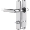 Vachette Poignée de porte intérieure - Budget - - Gris argent - Condamnation - 165 mm* Poignée Sur Plaque|Poignée De Porte Intérieure