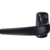 Fapim Poignée de porte simple - Horus - - Noire - Carré 8 mm* Poignée Sur Rosace