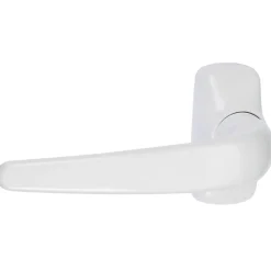 Fapim Poignée de porte simple - Horus - - Blanc - Carré 8 mm* Poignée Sur Rosace