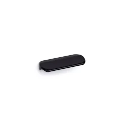 Best Niubo Poignée en aluminium avec finition noire, dimensions: 56x8x20mm et inserts: 32mm-