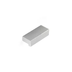 Niubo Poignée en aluminium avec finition anodisée mat, dimensions: 44x12x18mm et inserts: 32mm-* Poignée De Meuble