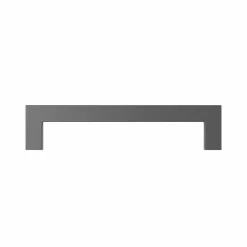 Clearance Hardwarexchange Poignée pour meubles en Acier inox Entraxe 128 Vernis noir mat