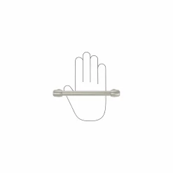 Best Hardwarexchange Poignée pour meubles en zamac Entraxe 160 nickel galvanisé