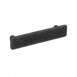 New Hardwarexchange Poignée pour meubles en zamac Entraxe 96 Fer noir vintage