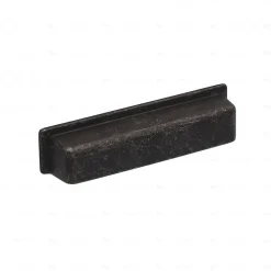 New Hardwarexchange Poignée pour meubles en zamac Entraxe 96 Fer noir vintage, Lot de 6