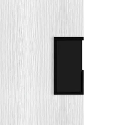 Discount Reivilo Poignée pour porte coulissante DESIGN rectangulaire finition noir mat