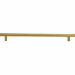 Clearance Vidaxl Poignées d armoire 5 pcs doré 320 mm acier inoxydable