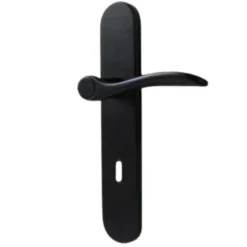 Clearance Easy K Poignées de porte EASY-K Ersa sans perçage noires 220x40mm Trou de clé L