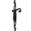 Hot Secury-T Poignées de porte fer forgé COQ noir 330X36 mm à condamnation
