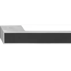 Sale Hardwarexchange Poignées, Lot de 12, rosace monolithe, finition chrome satinées Garantie 5 ans, pour porte intérieure sans clé.