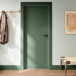 Clearance GoodHome Poignées sur rosace à visser ronde en aluminium noir mat Logeo
