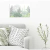Discount Scenolia Poster intissé FORET BOTANIQUE feuillage vert 60 x 40 cm - Décoration intérieure HD